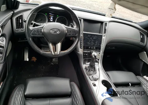 2019 Infiniti Q50 3.0T Red Sport 400 из США, поврежденный, VIN JN1FV7AR1KM800029